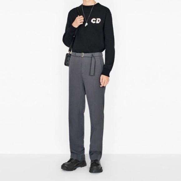 EUC Men’s Small Dior Daniel Arsham Faded CD3D Basketball Print Sweatshirt Black - Picture 1 of 13